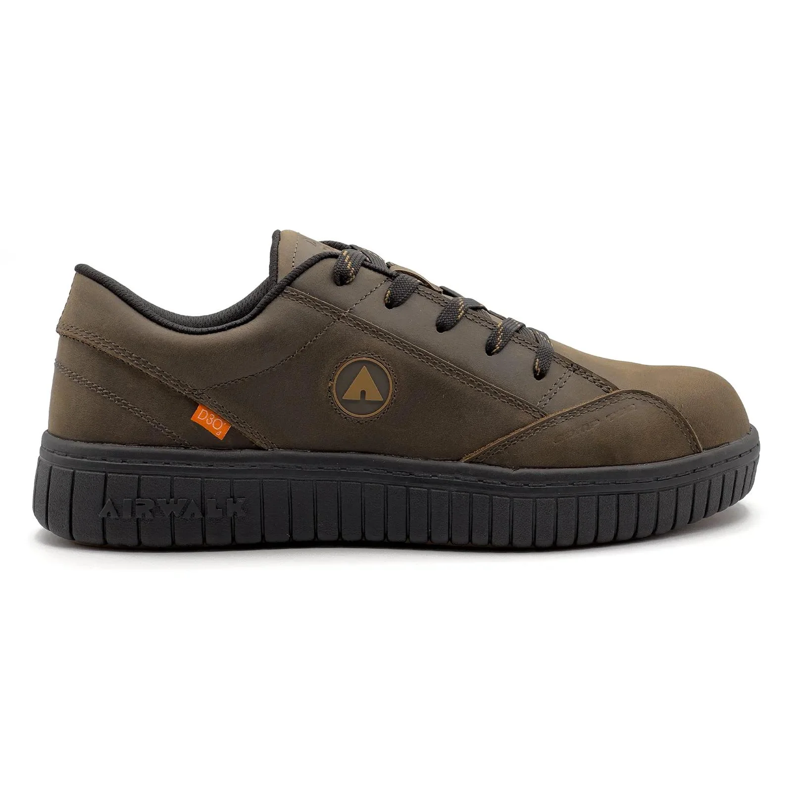Camino Met Leather Women’s Internal Met Guard Composite Toe Work Shoes – Dark Coffee