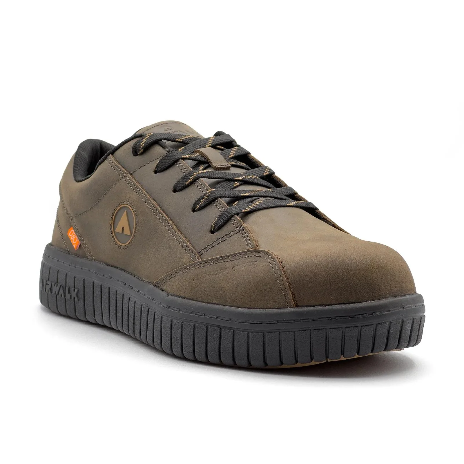 Camino Met Leather Women’s Internal Met Guard Composite Toe Work Shoes – Dark Coffee - Image 2