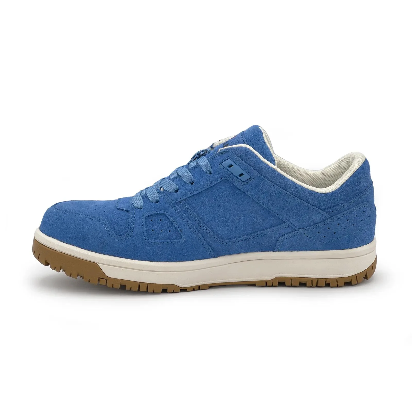 Mongo Suede Low Women’s Composite Toe Work Shoes – Light Blue/Sail - Image 2