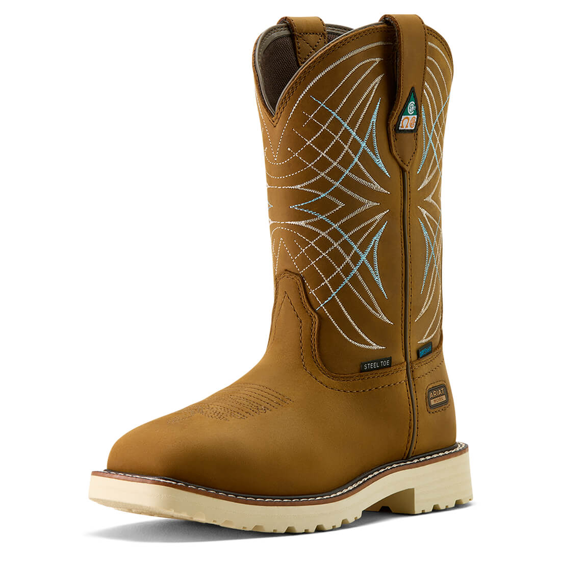 Activator Women's CSA Waterproof Steel Toe Work Boot - Brown - Image 6