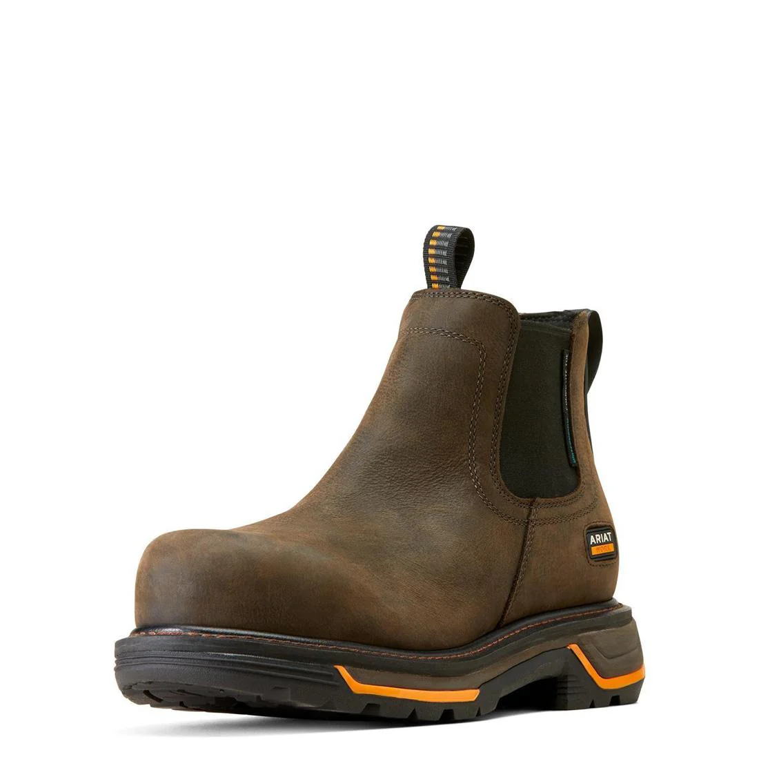 Big Rig Composite-Toe Waterproof Chelsea Work Boot Iron Coffee - Image 7