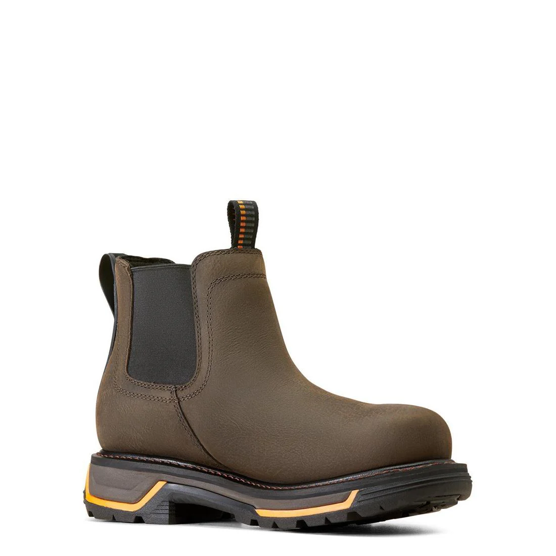 Big Rig Soft-Toe Waterproof Chelsea Boot Iron Coffee - Image 2