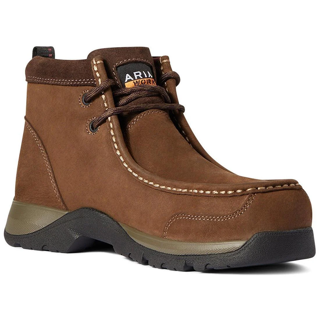 Edge LTE Moc Women's Composite Toe Work Boot - Brown - Image 2