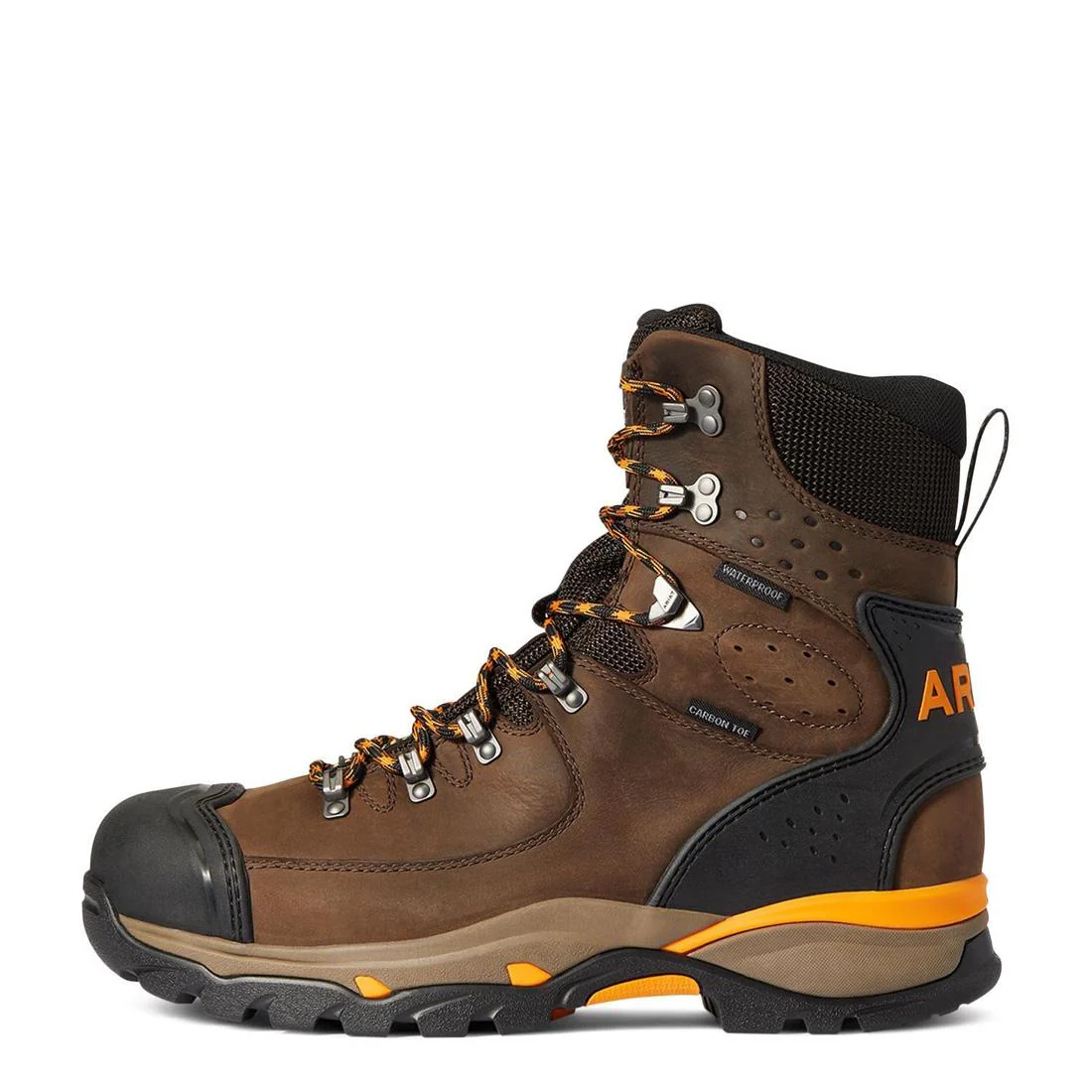 Endeavor 8 inch Carbon-Toe Waterproof Work Boot Chocolate Brown - Image 6