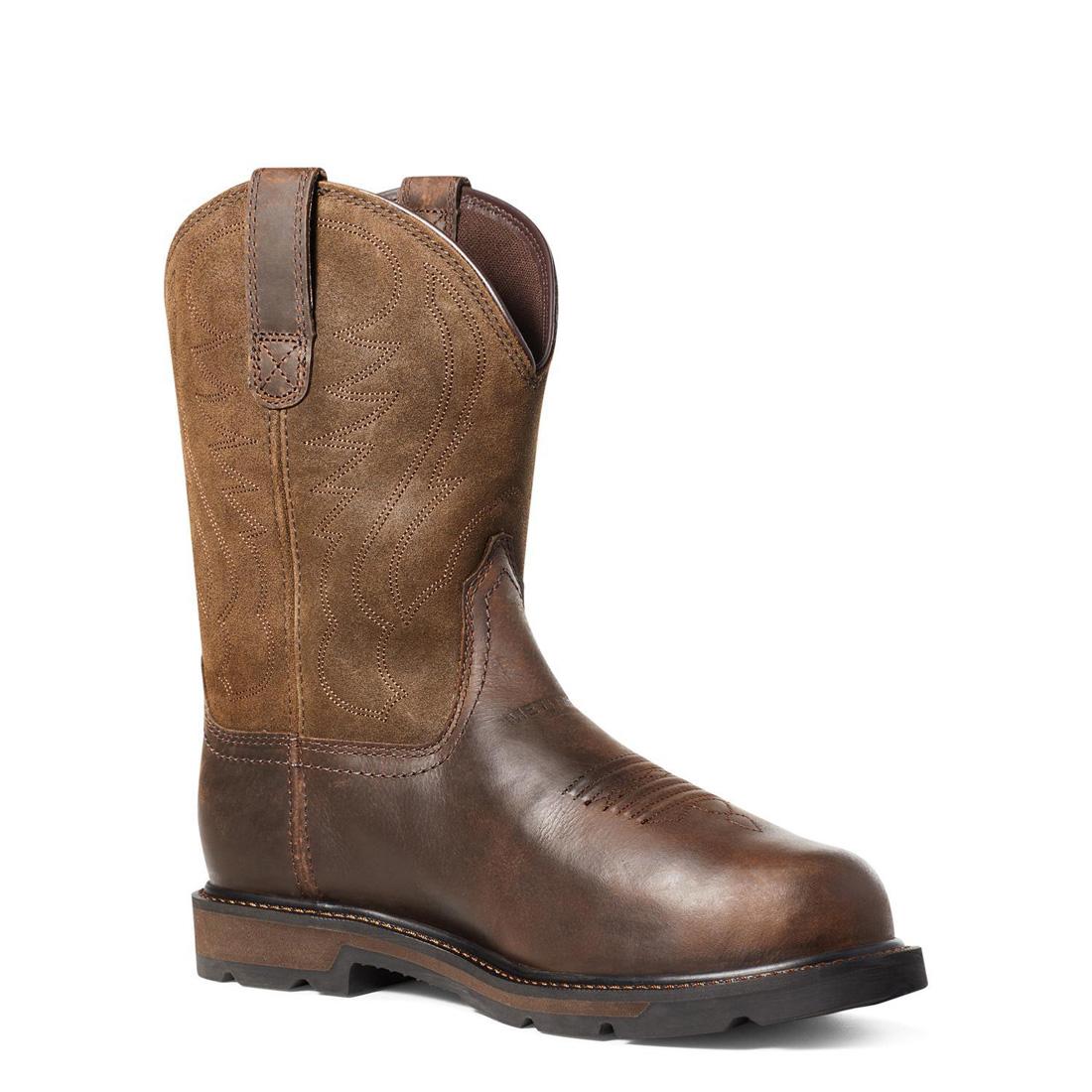 Groundbreaker Steel-Toe MetGuard Work Boot Brown - Image 2