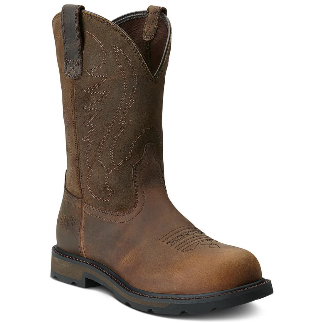 Groundbreaker Steel-Toe Work Boot Brown - Image 2