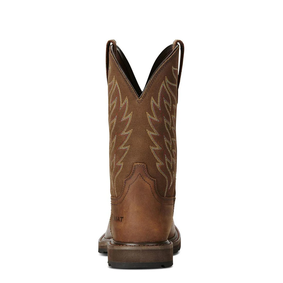 Groundbreaker Steel-Toe Wide Square Toe Work Boot Brown - Image 5