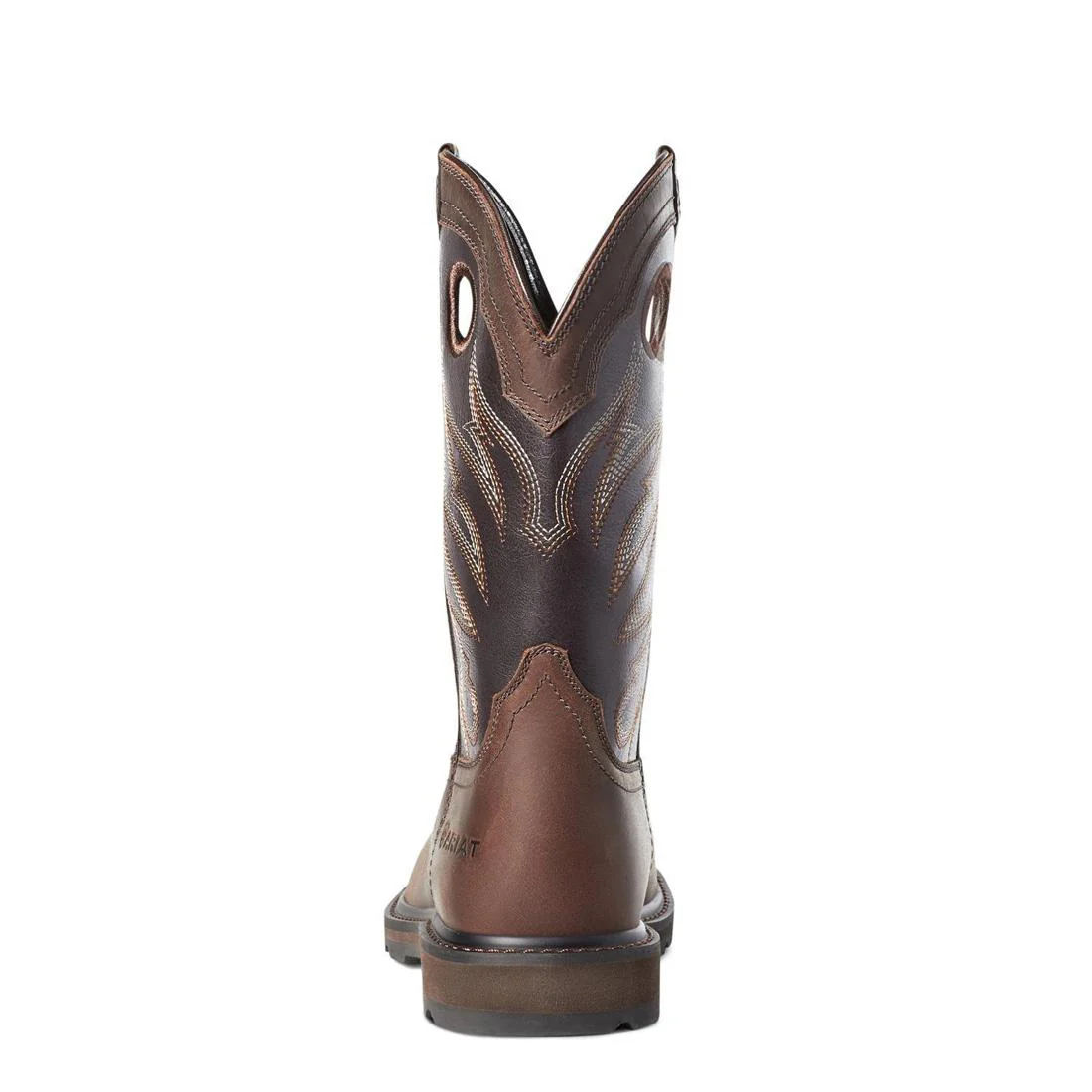 Groundwork Steel-Toe Wide Square Toe Work Boot Brown - Image 5
