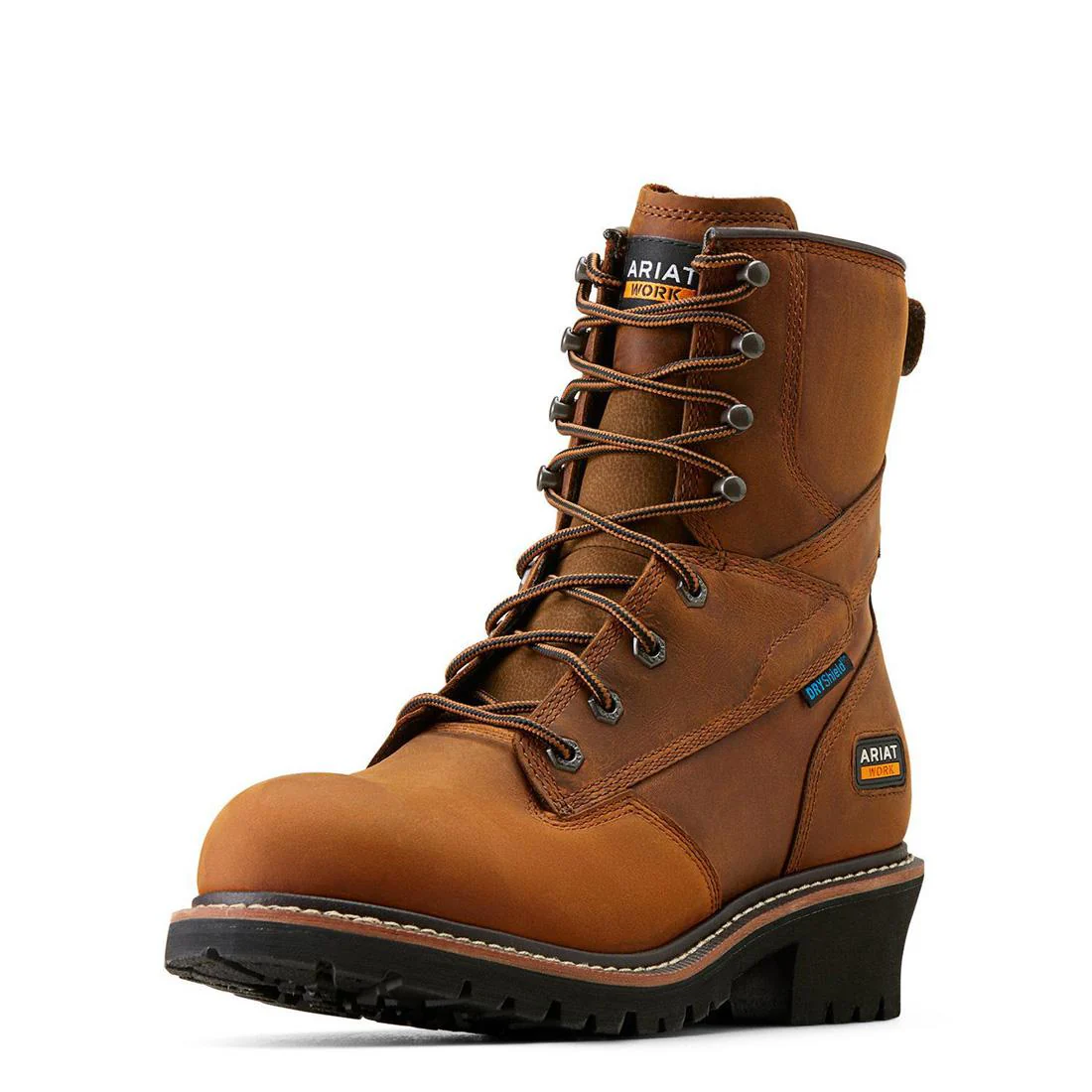 Logger Shock Shield Soft-Toe Waterproof Boot Copper Brown - Image 8