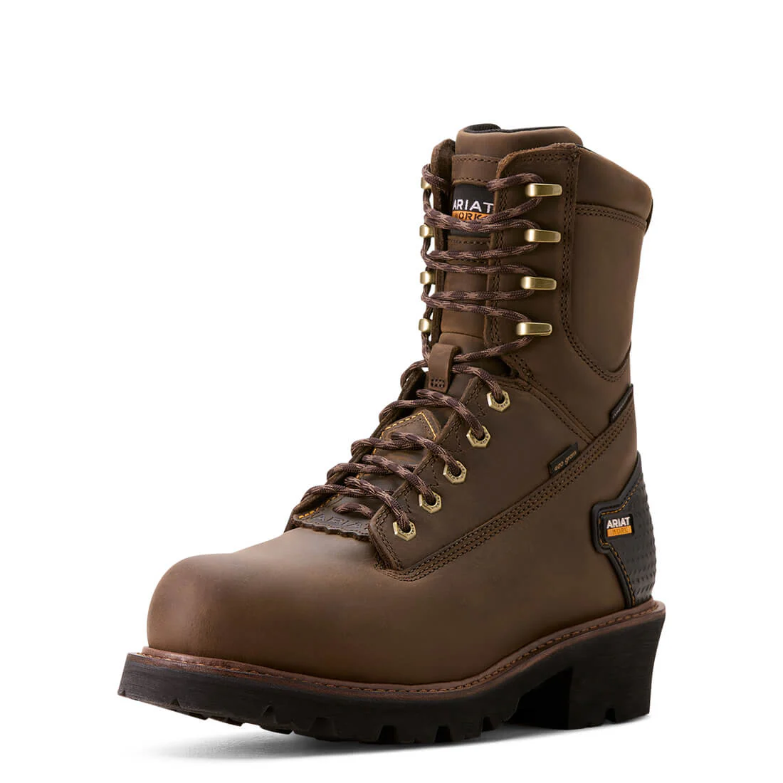Powerline 8 inch Composite-Toe Waterproof 400g Work Boot Oily Distressed Brown - Image 7