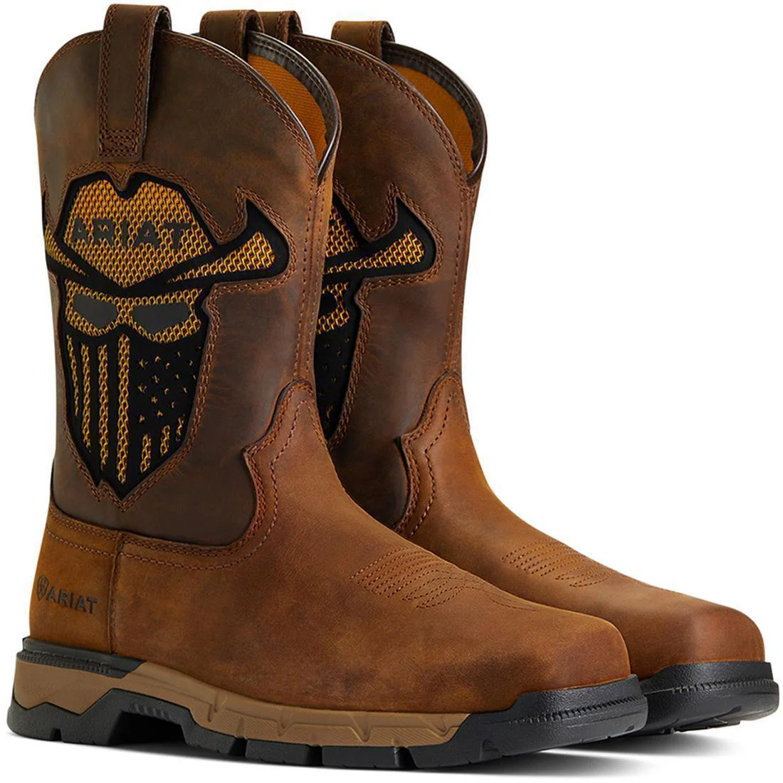 Rebar Flex VentTEK Incognito Soft-Toe Western Boot Dark Earth