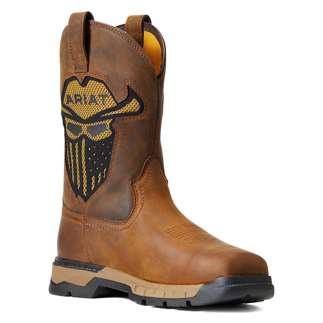 Rebar Flex VentTEK Incognito Soft-Toe Western Boot Dark Earth - Image 2