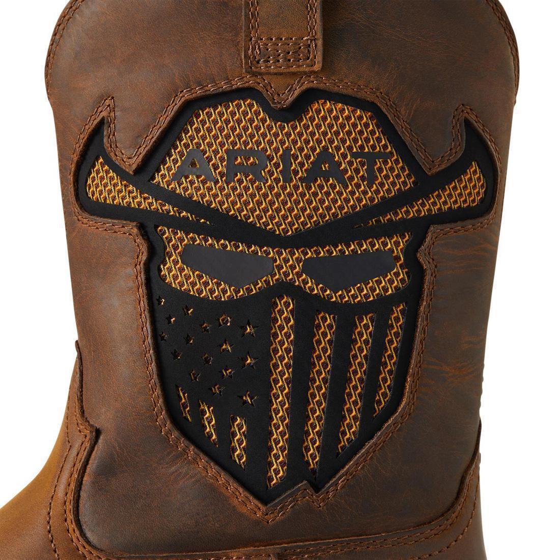 Rebar Flex VentTEK Incognito Soft-Toe Western Boot Dark Earth - Image 7
