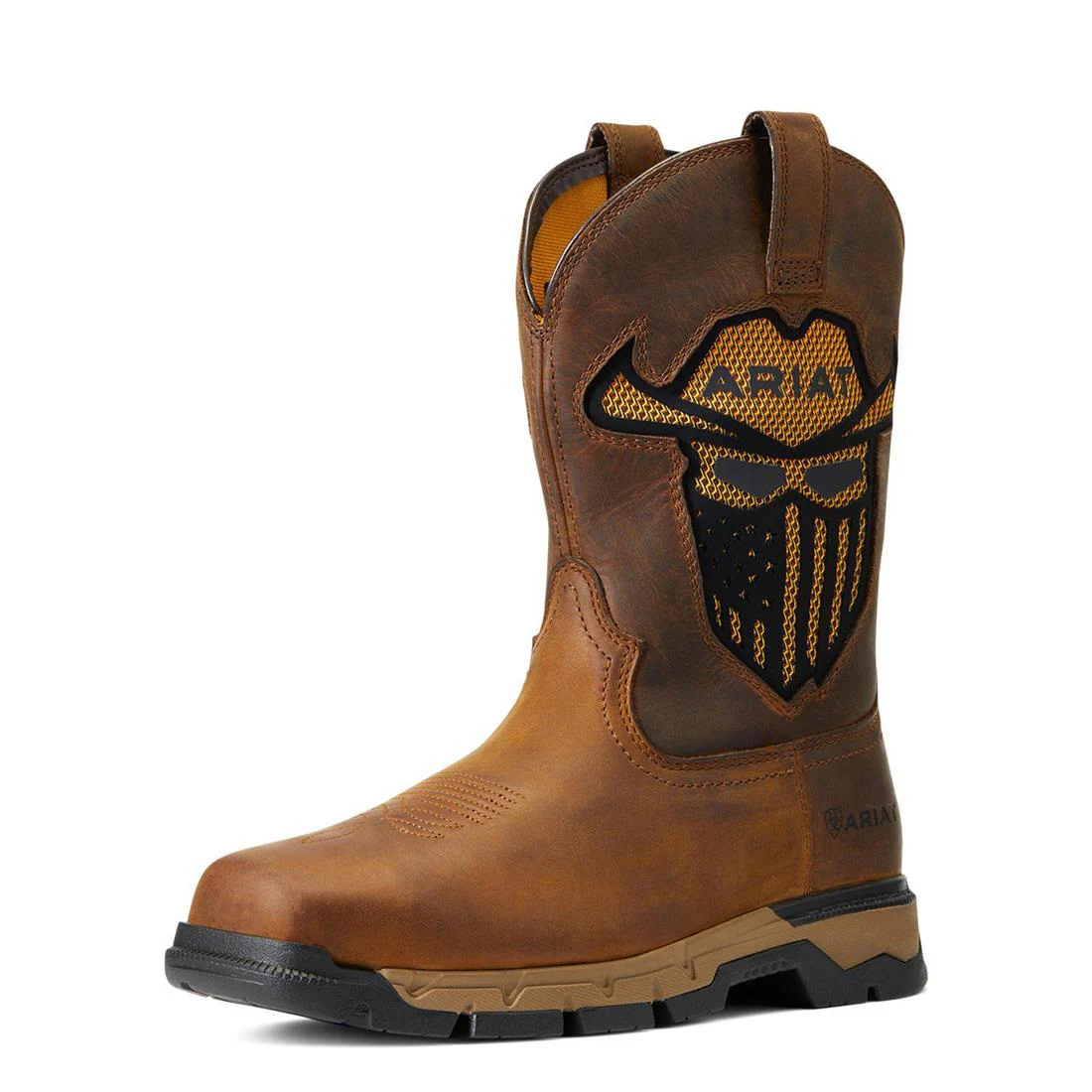 Rebar Flex VentTEK Incognito Soft-Toe Western Boot Dark Earth - Image 8
