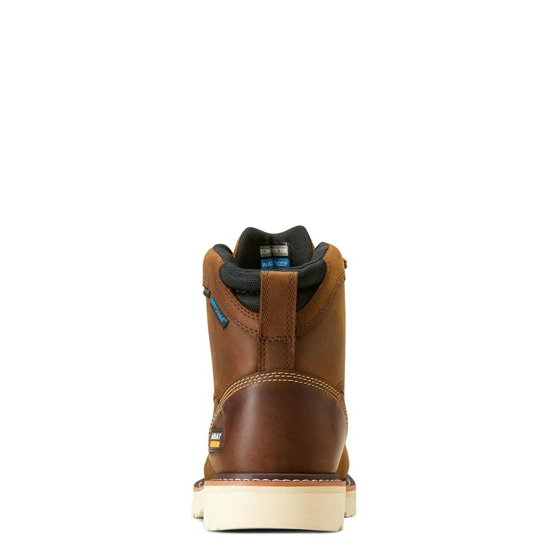 Rebar Lift 6 inch Composite-Toe Waterproof Work Boot Distressed Brown - Image 5