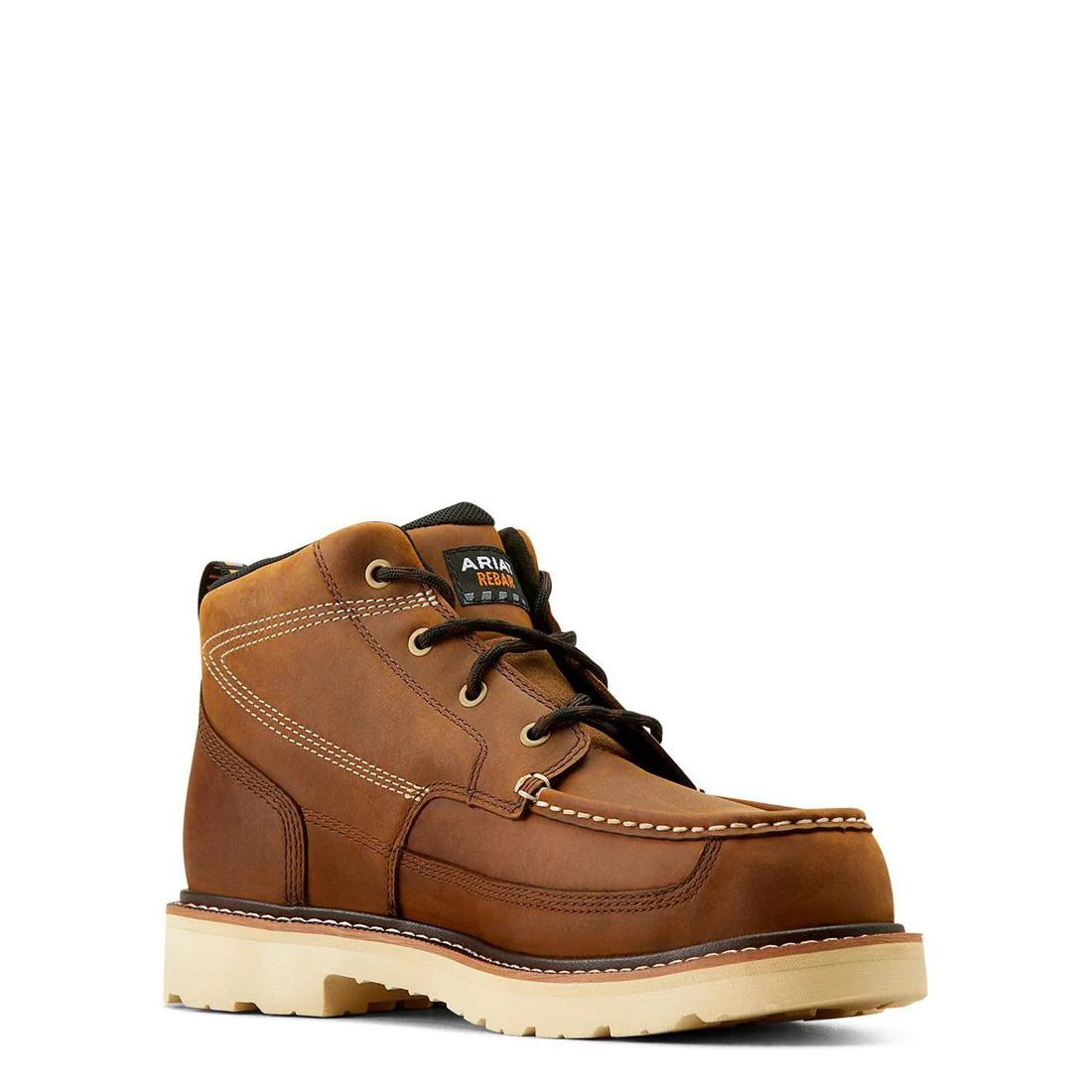 Rebar Lift Composite-Toe Chukka Work Boot Distressed Brown - Image 2