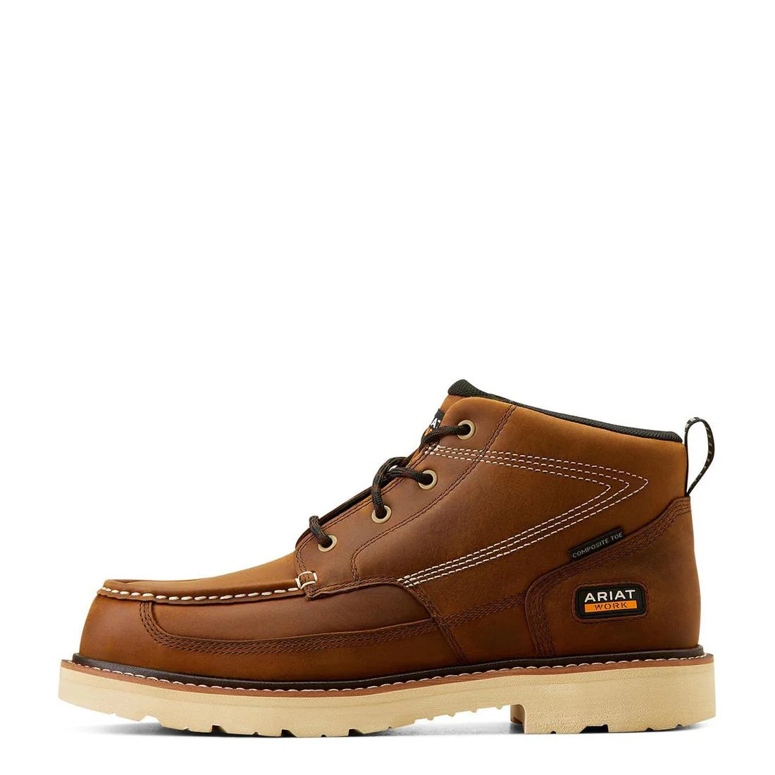 Rebar Lift Composite-Toe Chukka Work Boot Distressed Brown - Image 7
