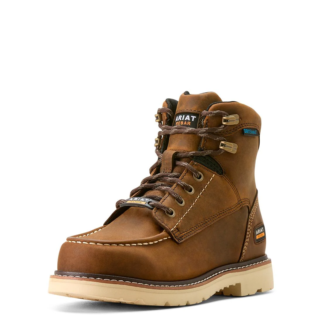 Rebar Lift Women's Waterproof Work Boot - Brown - Image 3