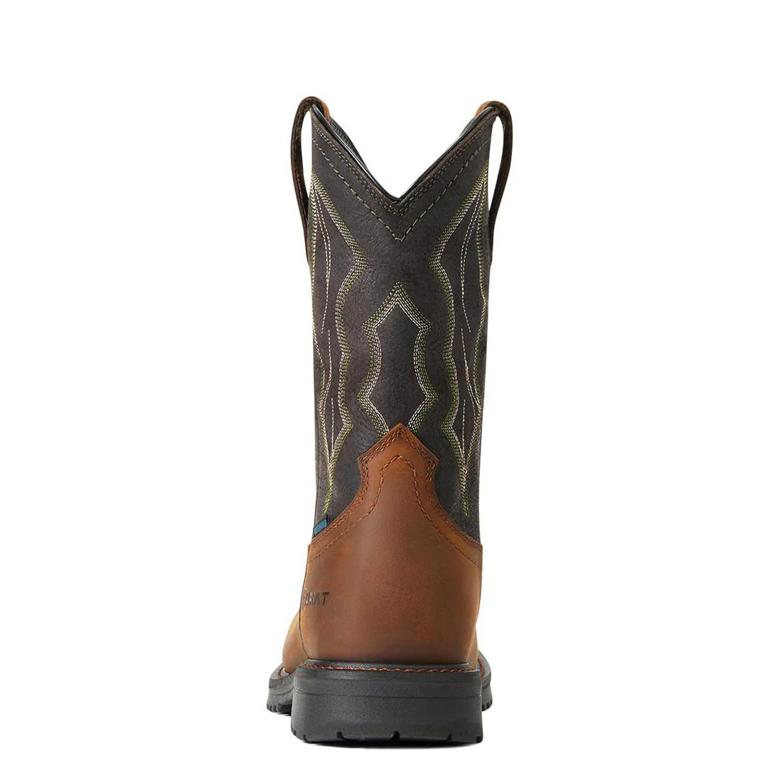 RigTek Composite-Toe Waterproof Wide Square Toe Work Boot Distressed Brown - Image 5