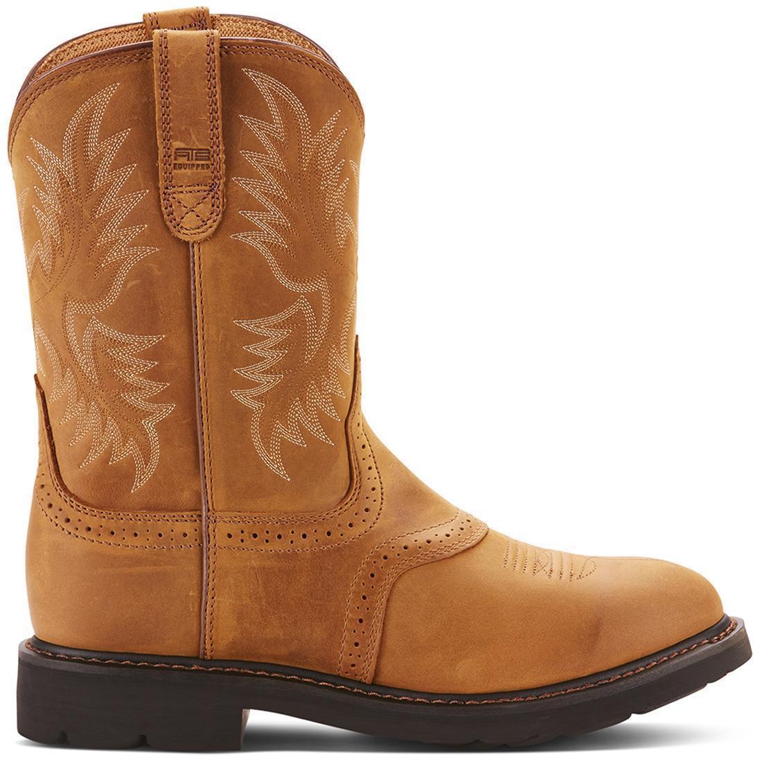 Sierra Saddle Soft-Toe Boot Aged Bark