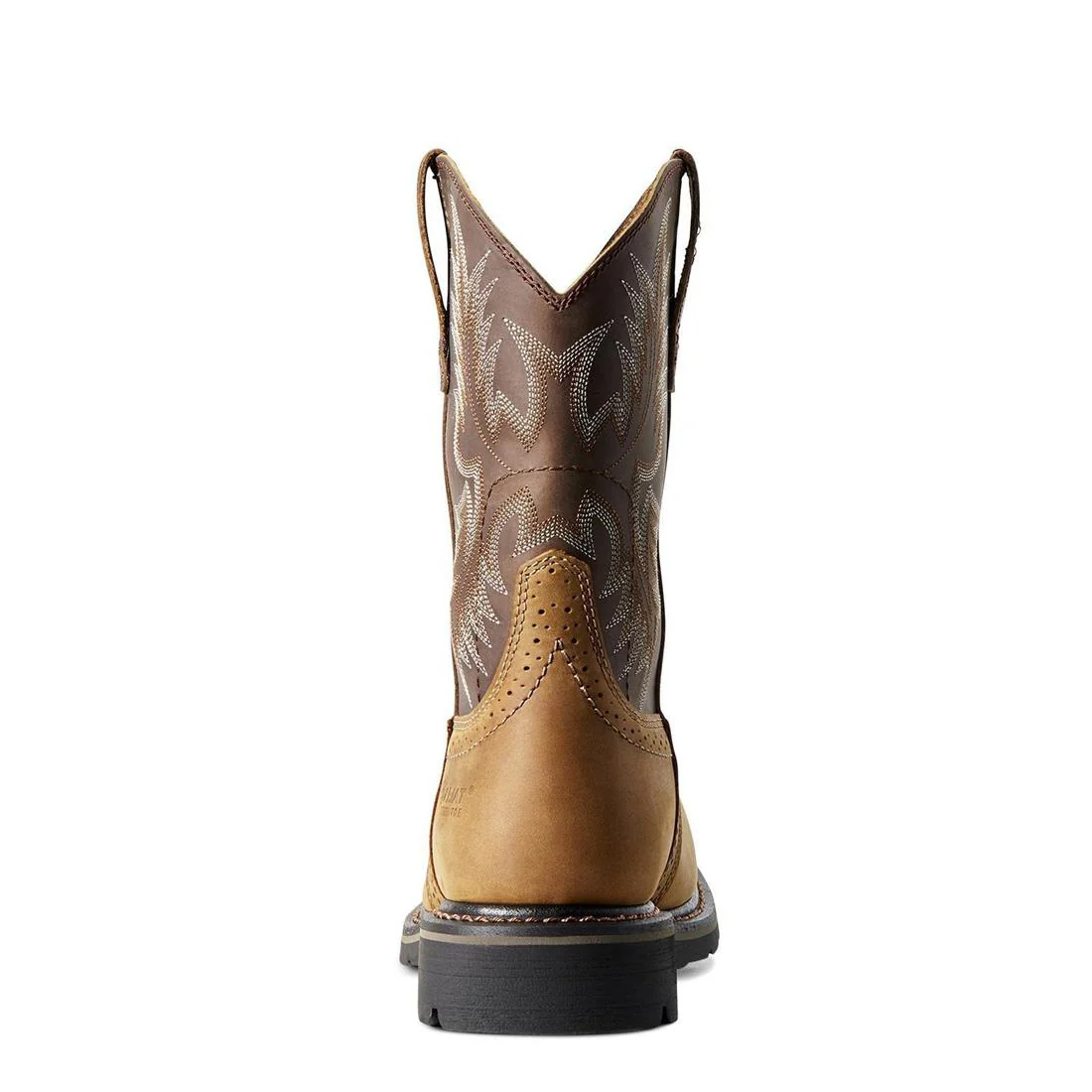 Sierra Steel-Toe Wide Square Toe Work Boot Aged Bark - Image 5