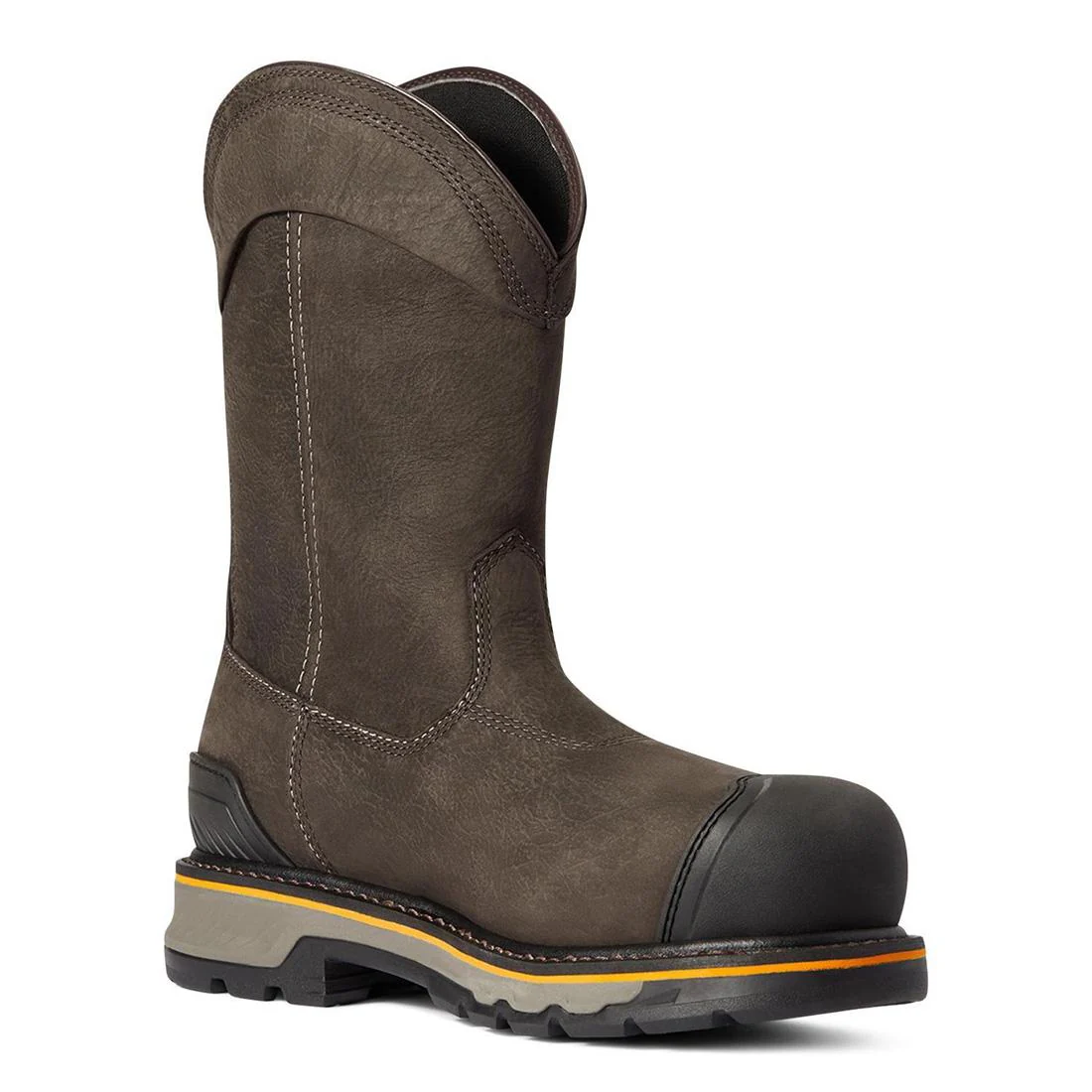 Stump Jumper Composite-Toe Waterproof Pull-On Work Boot Iron Coffee - Image 2