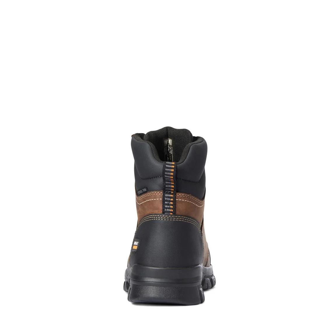 Treadfast 6" Steel-Toe Work Boot Distressed Brown - Image 5