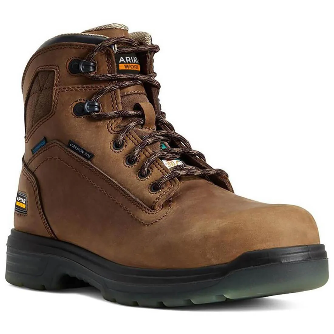 Turbo 6 inch Carbon-Toe CSA Waterproof Work Boot Aged Bark - Image 2