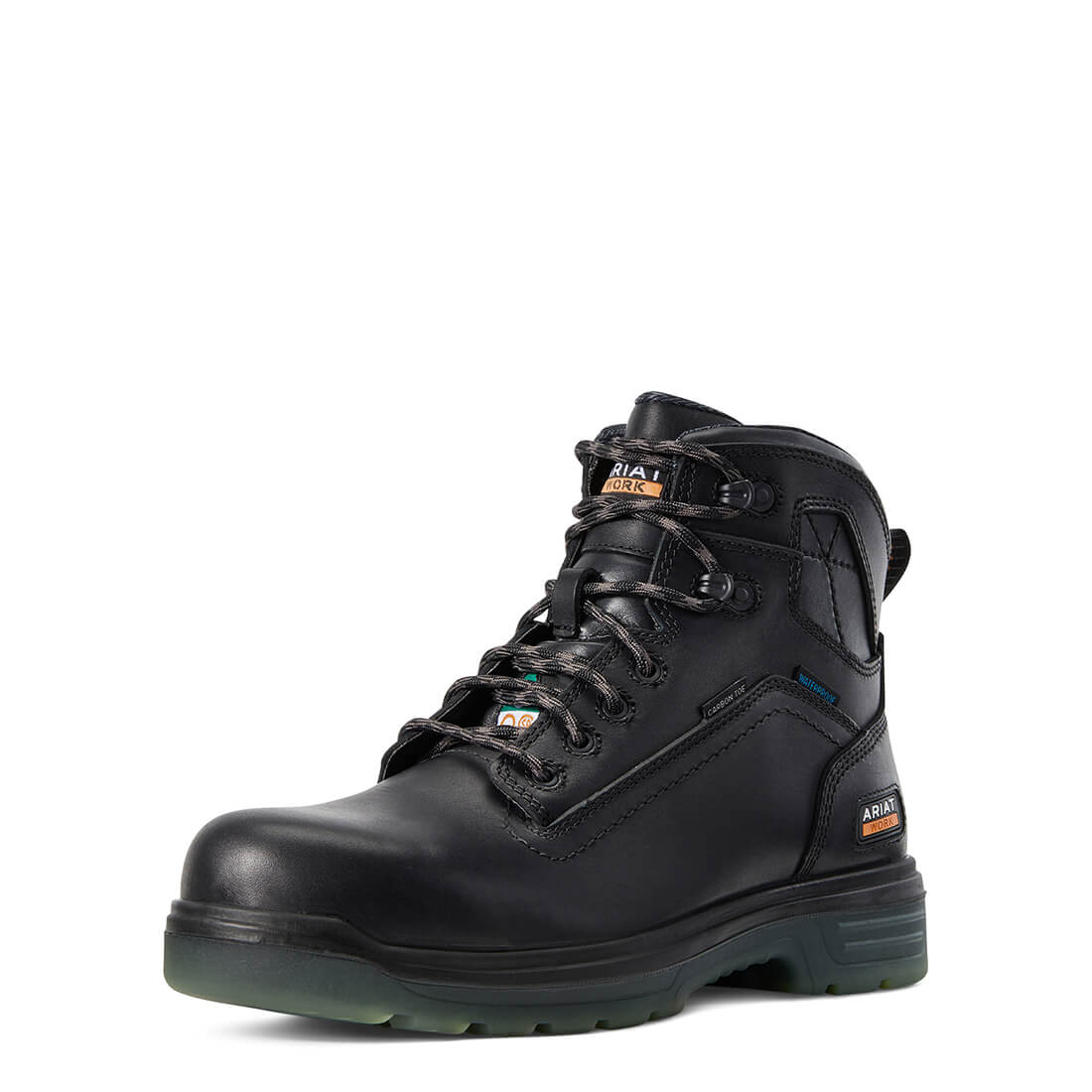 Turbo 6 inch Carbon-Toe CSA Waterproof Work Boot Black - Image 2