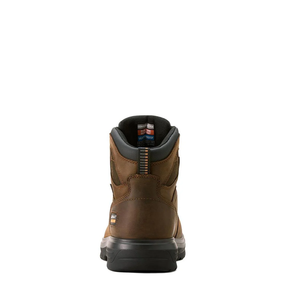 Turbo 6 inch Carbon-Toe CSA Waterproof Work Boot Rich Brown - Image 5