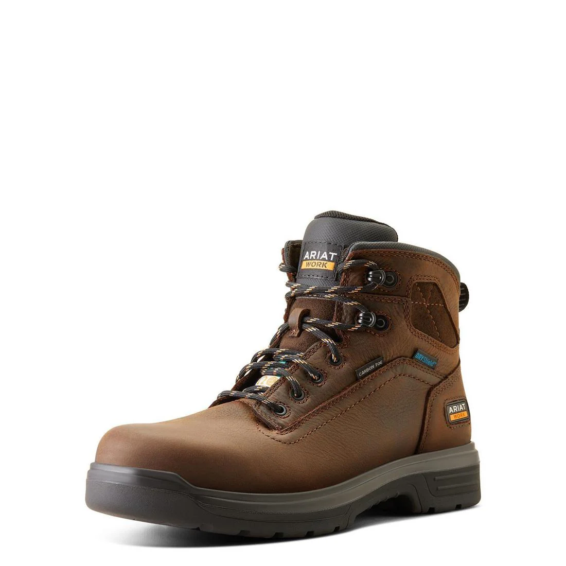 Turbo 6 inch Carbon-Toe CSA Waterproof Work Boot Rich Brown - Image 7