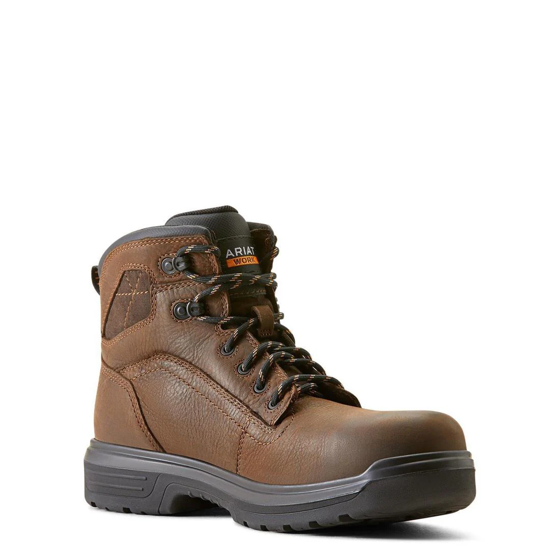 Turbo 6 inch Carbon-Toe Waterproof Work Boot Rich Brown - Image 2