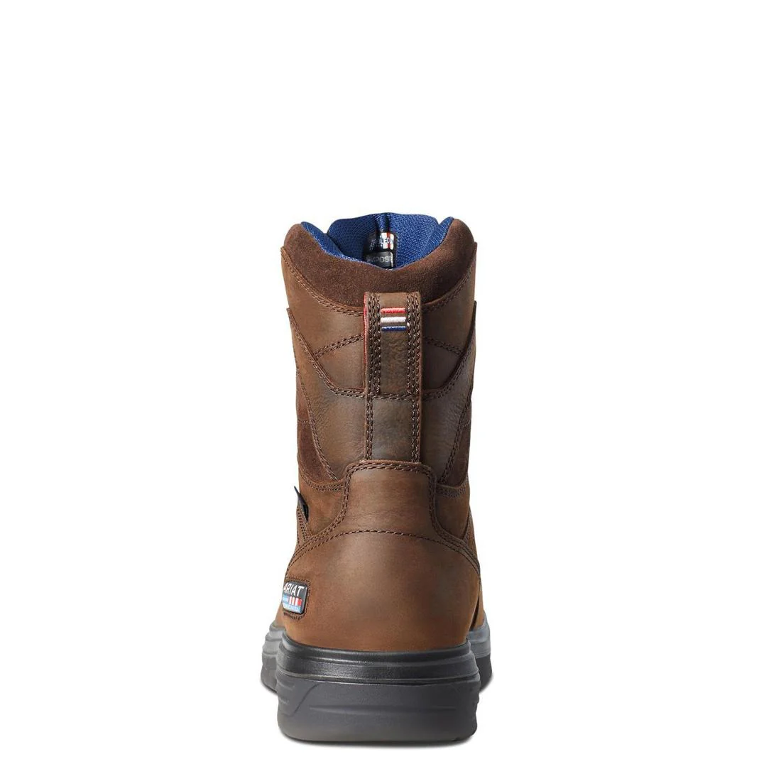Turbo 8 inch Carbon-Toe Waterproof USA Assembled Work Boot Rich Brown - Image 5