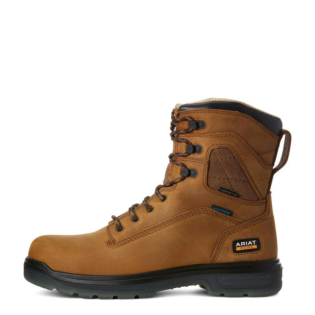 Turbo 8 inch Carbon-Toe Waterproof Work Boot Aged Bark - Image 6