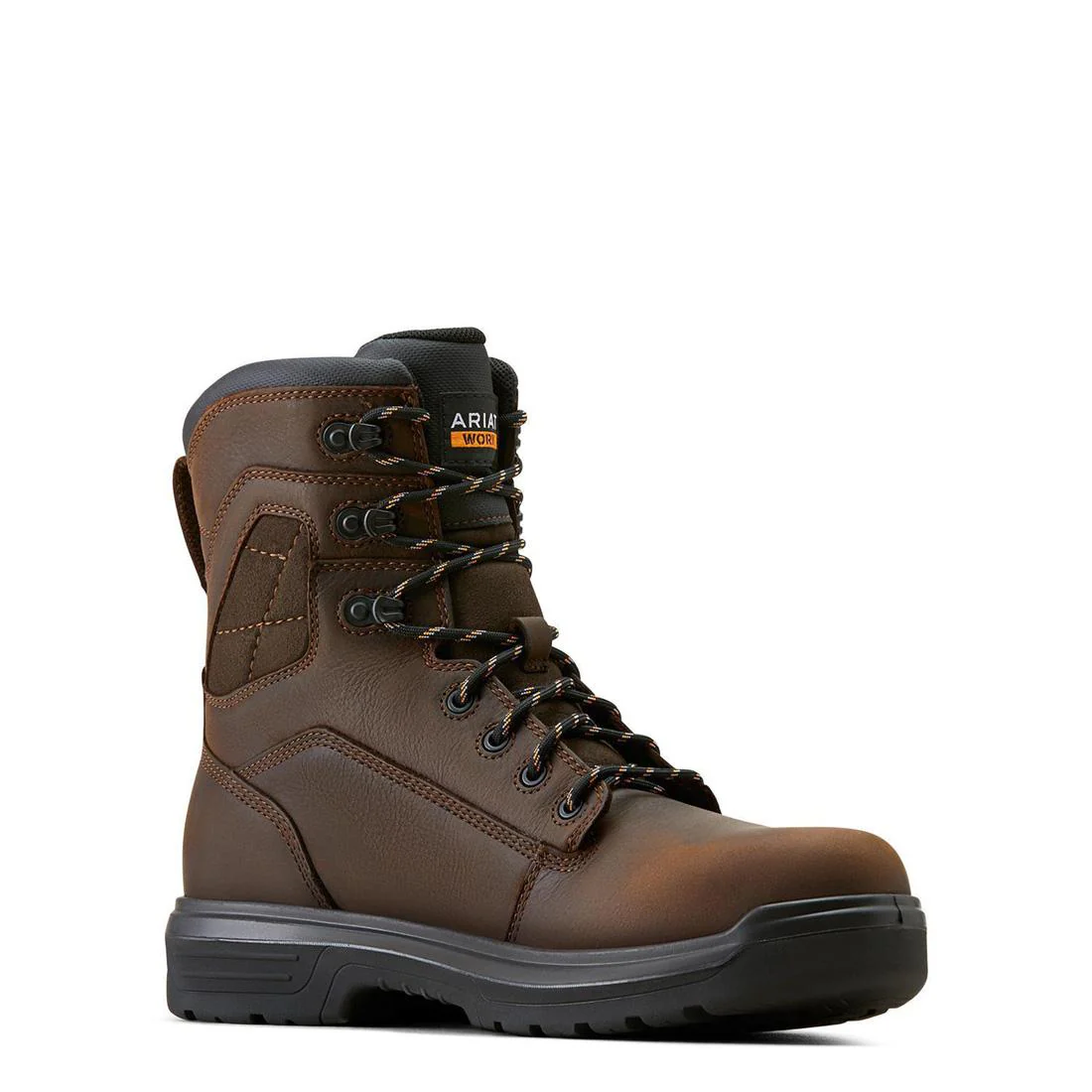 Turbo 8 inch Carbon-Toe Waterproof Work Boot Rich Brown - Image 2