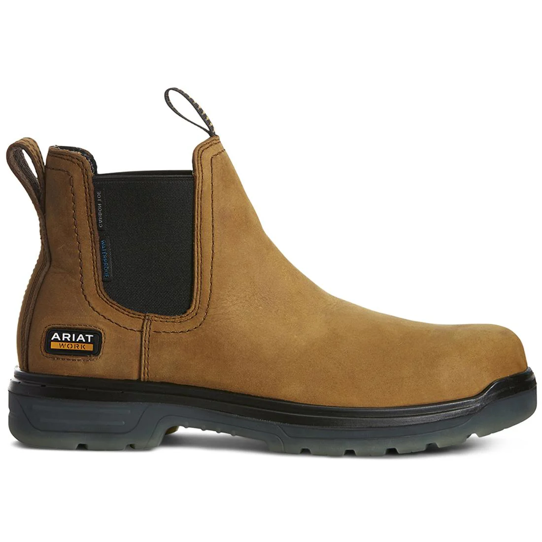 Turbo Carbon-Toe Waterproof Chelsea Work Boot Aged Bark