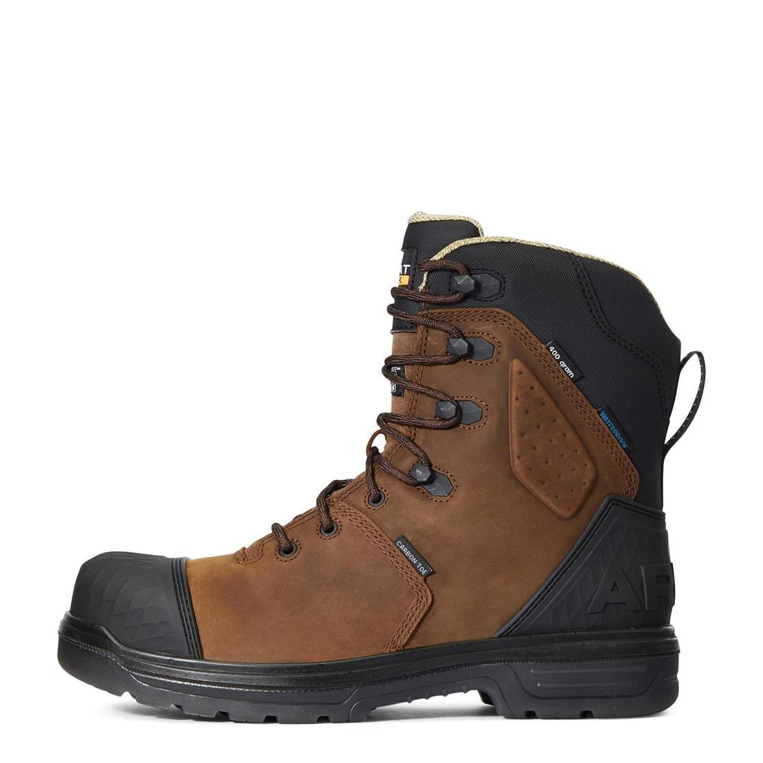 Turbo Outlaw 8 inch Carbon-Toe CSA Waterproof 400g Carbon Toe Work Boot Barley Brown - Image 6