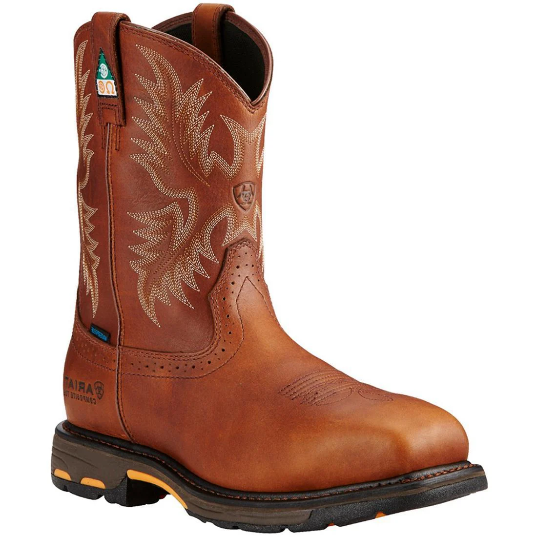 WorkHog Composite-Toe CSA Waterproof Wide Square Toe Work Boot Dark Copper - Image 2