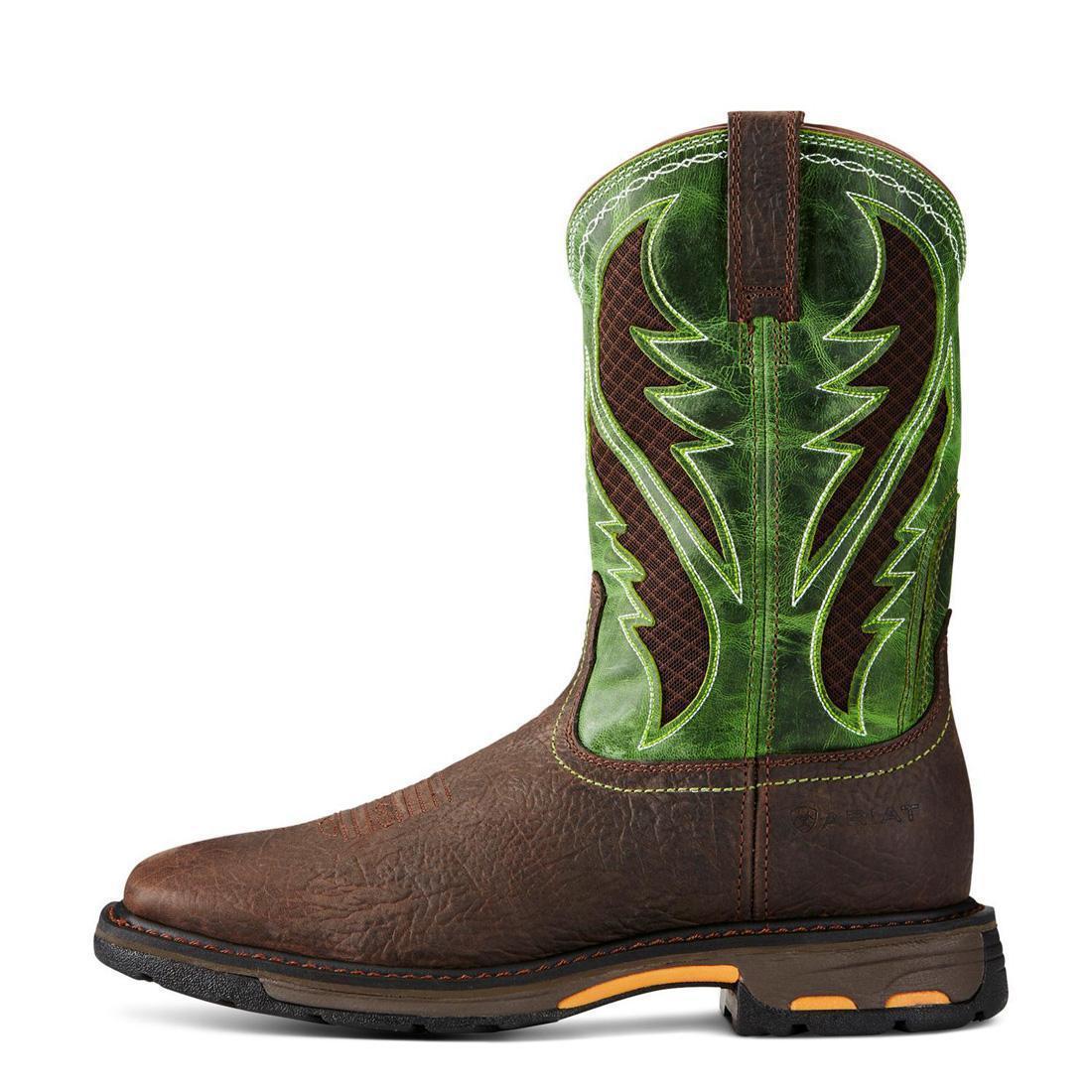 WorkHog VentTEK Soft-Toe Wide Square Toe Boot Bruin Brown - Image 6