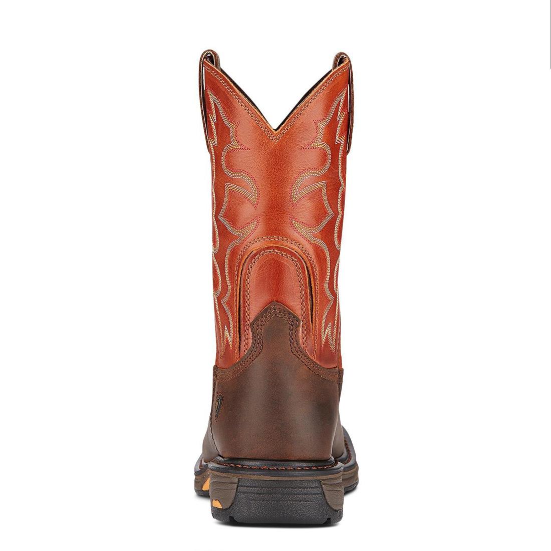 WorkHog Soft-Toe Wide Square Toe Boot Dark Earth - Image 5