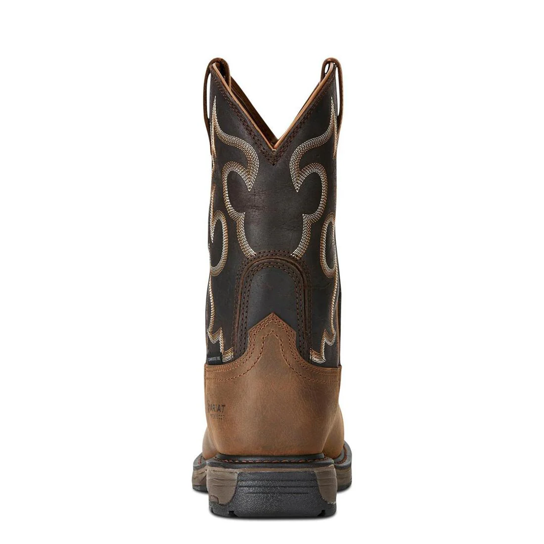 WorkHog Wide Square Toe Waterproof 400g Composite Toe Work Boot Rye Brown - Image 5