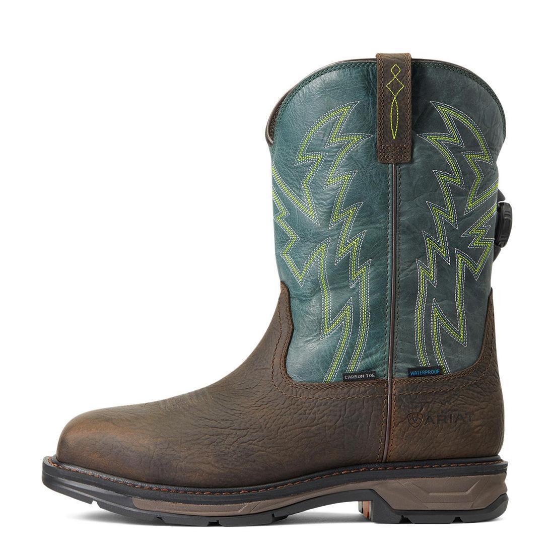 WorkHog XT BOA Carbon-Toe Waterproof Work Boot Bruin Brown - Image 5