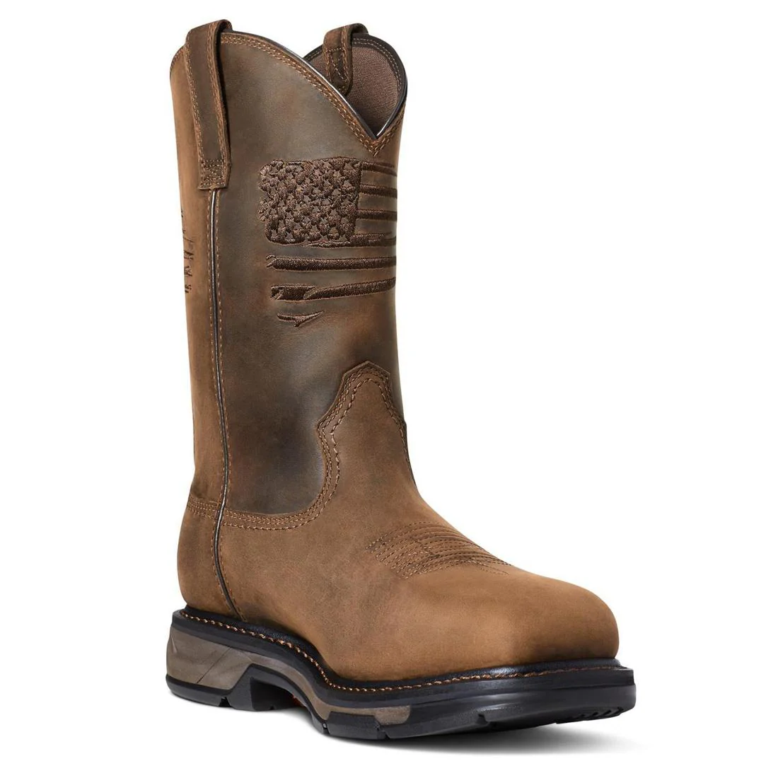WorkHog XT Patriot Waterproof Carbon Toe Work Boot Distressed Brown - Image 7