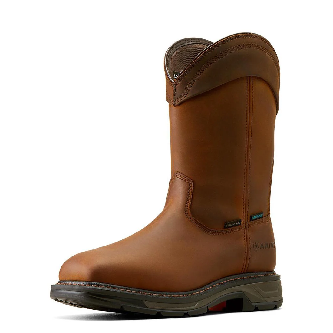WorkHog XT Wellington Waterproof Carbon-Toe Work Boot Distressed Brown - Image 7