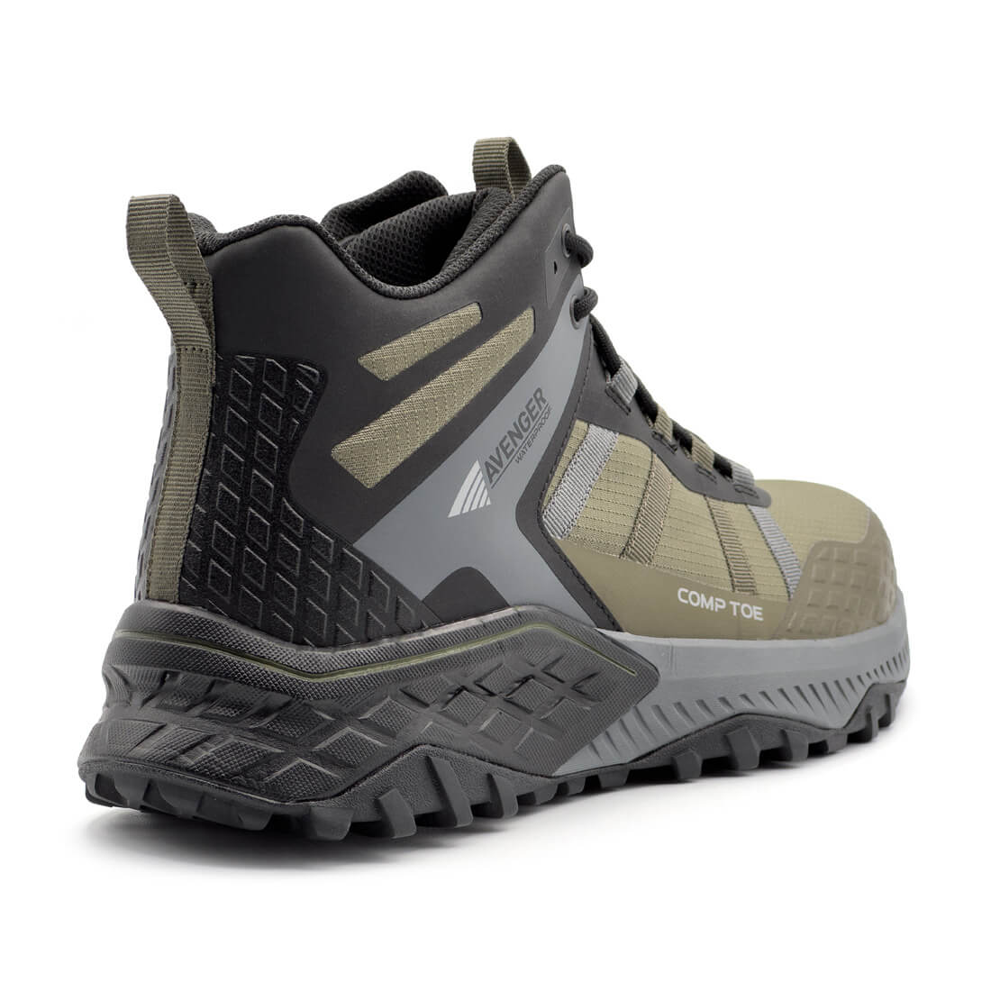 Aero Trail Mid Waterproof Composite-Toe Work Boot Olive - Image 5