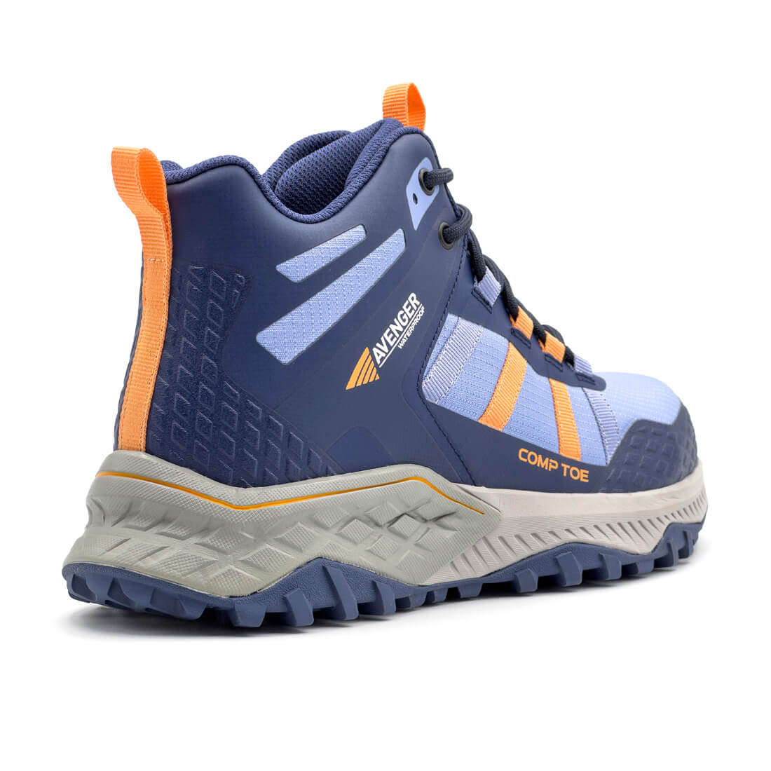 Aero Trail Mid Women's Waterproof Composite-Toe Work Boot Light Blue - Image 5