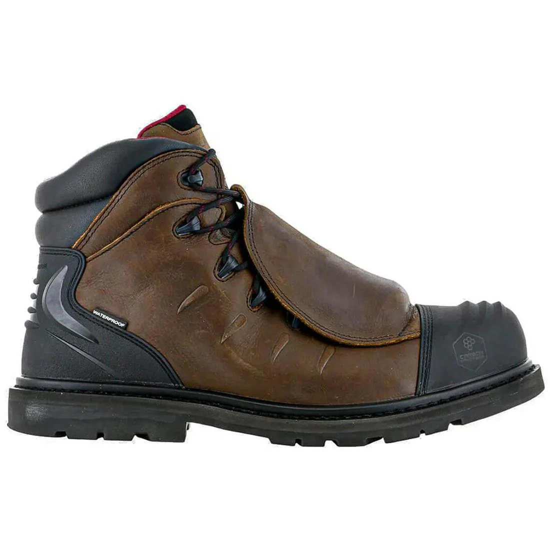 Hammer Waterproof Met Guard Carbon Toe 6" Work Boot – Chocolate Brown