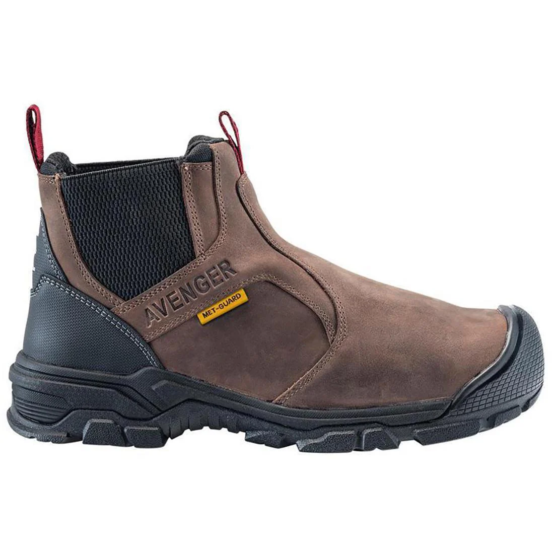 Ripsaw Met Guard Puncture Resistant Alloy Toe Chelsea Work Boot – Brown