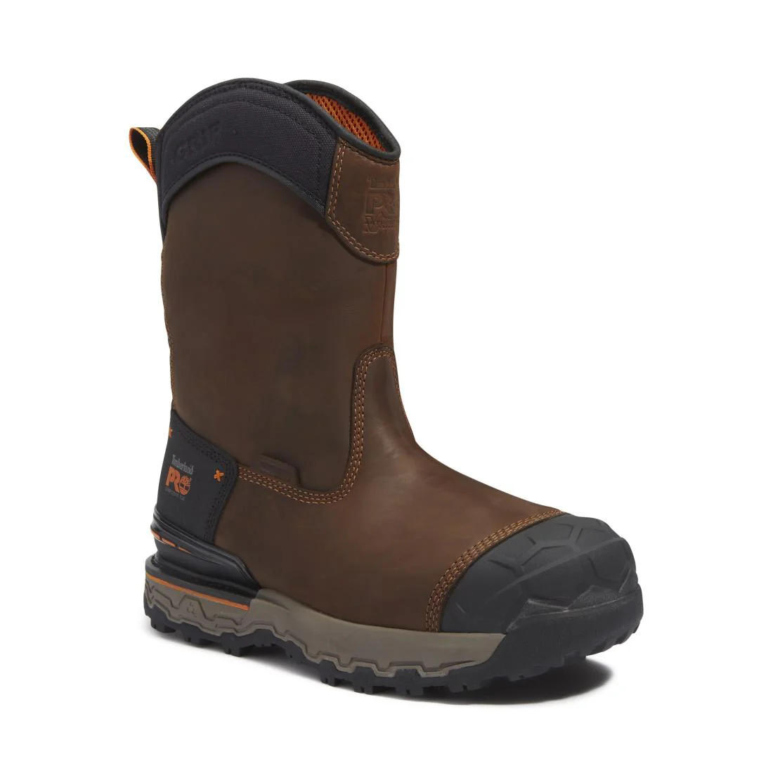 Boondock Ultralight Composite Toe Waterproof Pull On Work Boots Brown - Image 2