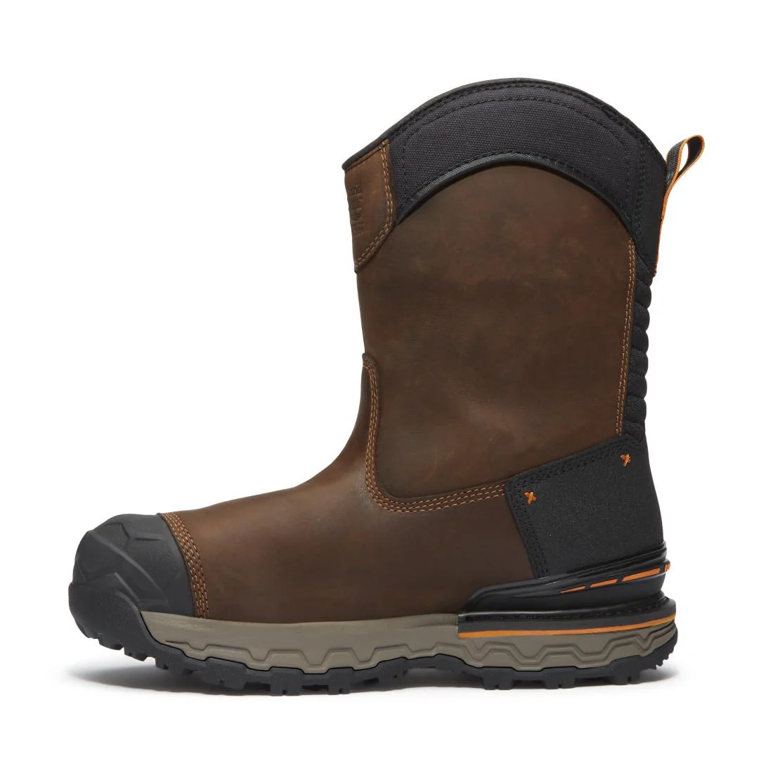 Boondock Ultralight Composite Toe Waterproof Pull On Work Boots Brown - Image 5